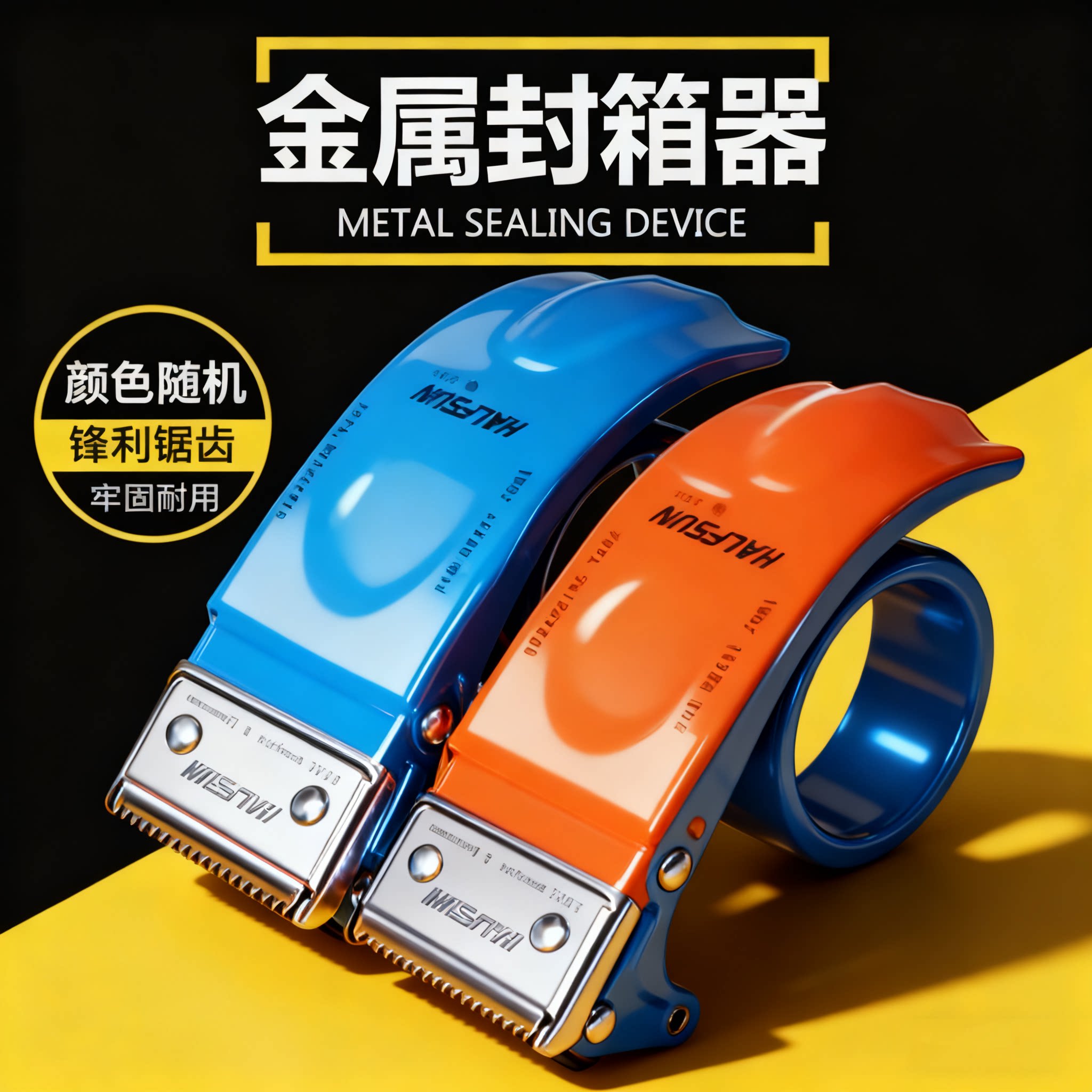 防脱金属封箱胶带切割器