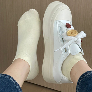 薄款 彩色袜子女短袜夏季 ins潮纯棉透气低帮浅口无骨女士船袜夏天