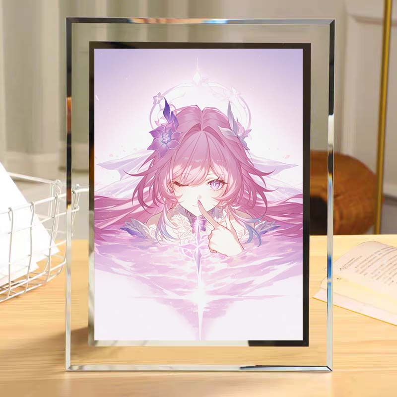 昔涟水晶玻璃相框崩坏星穹铁道画框往日涟漪翁法罗斯黄金裔桃子爱
