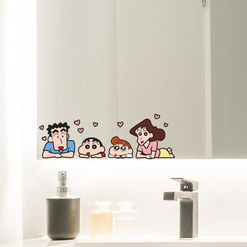 卡通防水趣味镜面创意装饰贴画