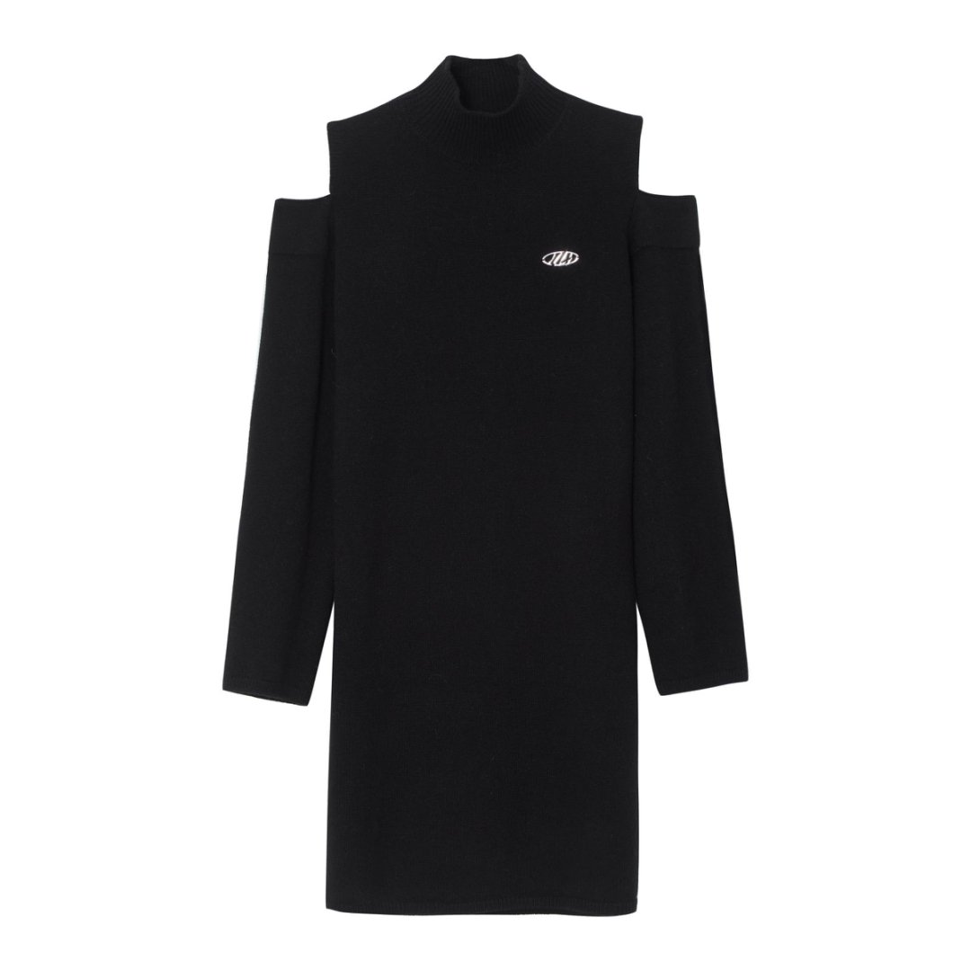 【昕怡粉丝专享】UX 秋冬新款 设计感精致休闲氛围感H型连衣短裙