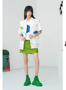 UNIDESXUX新款艺术联名马夹DJ324002A551