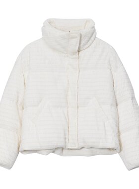 UX 冬季新款 白色肌理感羽绒服女 时尚