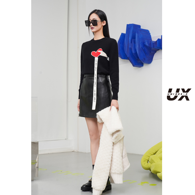 爱心羊毛套头UNIDES-XUX