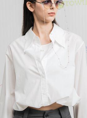 【呼呼专享】UNIDESXUX新款假两件衬衫DK321040A151