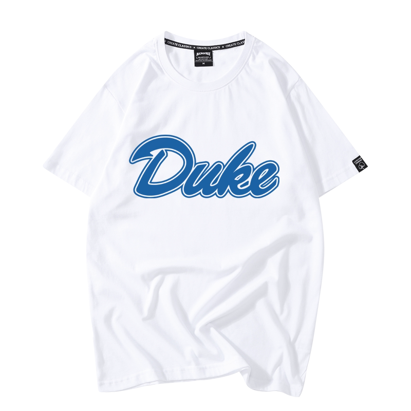 杜克欧文t恤男美式篮球运动训练DUKE短袖纯棉宽松休闲半袖潮夏季