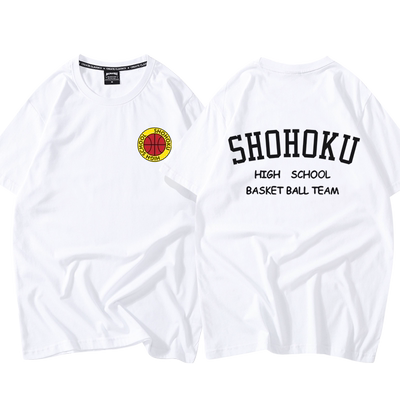 灌篮高手t恤男樱木花道SHOHOKU湘北队短袖动漫周边篮球运动半袖棉