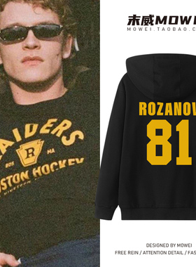 巅峰对决Heated Rivalry周边连帽卫衣男美式休闲训练外套潮流秋冬