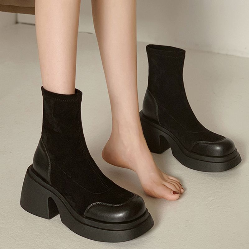 35-43码 大码女鞋过膝长筒靴靴长靴41弹力靴小个子瘦瘦显瘦靴子42