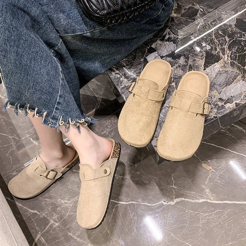 Women And Men's Outdoor Slides Casual Closed Toe Sandals For