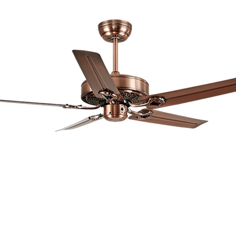 56寸五叶大风力铁叶家用餐厅客厅商用吊扇无灯静音电风扇复古工业