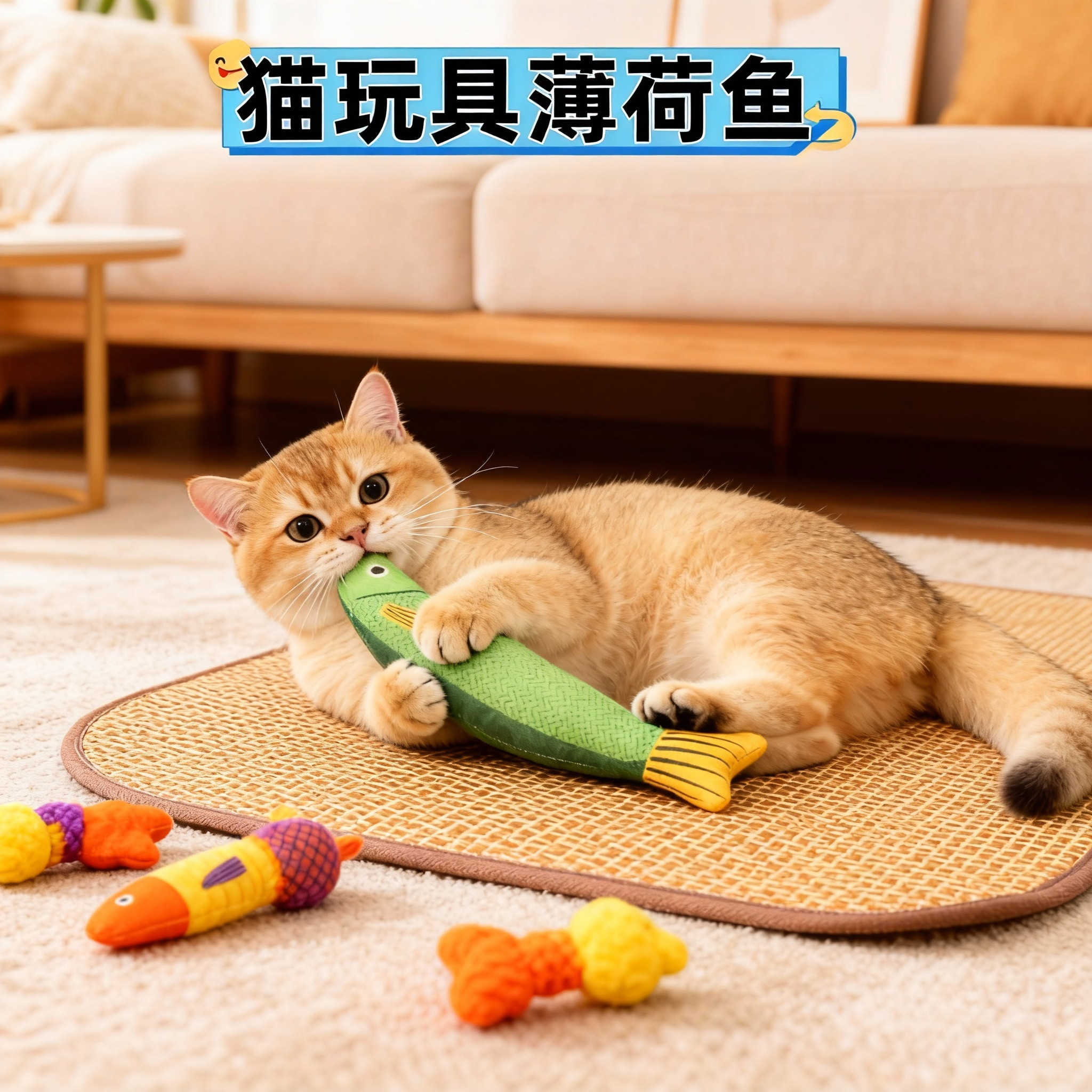 猫玩具自嗨解闷猫薄荷仿真鱼发声玩具幼猫逗猫神器磨牙宠物用品,宠物/宠物食品及用品,逗猫棒,淘宝优惠券,粉丝福利购,淘宝优惠卷