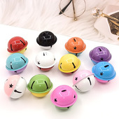 DIY手工材料4CM双色铃铛烤漆拼色大号铃铛钥匙扣挂件包包饰品配件