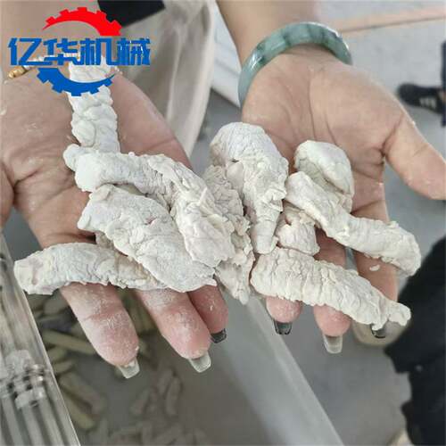 小酥肉滚筒上粉机 商用大型滚筒裹粉机 荔枝肉裹粉油炸设备