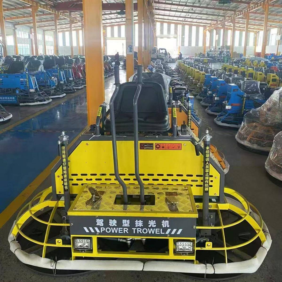 座驾式抹光机混凝土地面收光抹平机坐驾磨光机水泥地坪收面磨平机