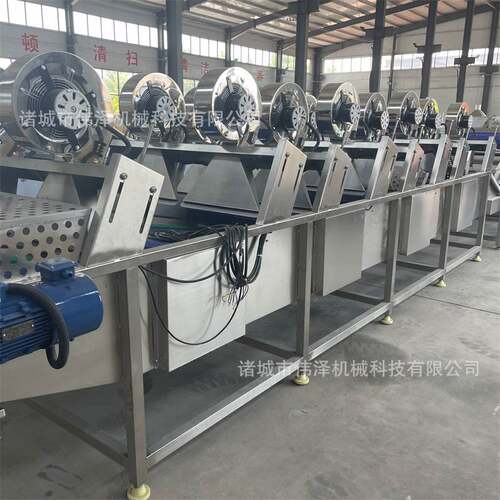 全自动翻转式风干机 强流式包装袋风干设备 果蔬沥水风干线厂家