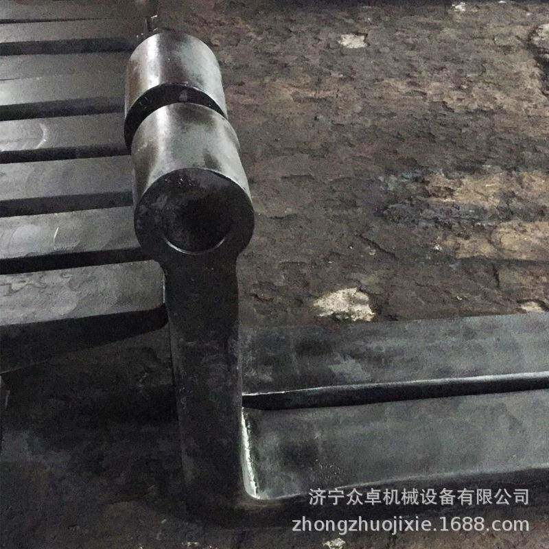 18吨套筒式货叉 18t挂钩式货叉 锻打18吨叉齿叉尖按图纸现做