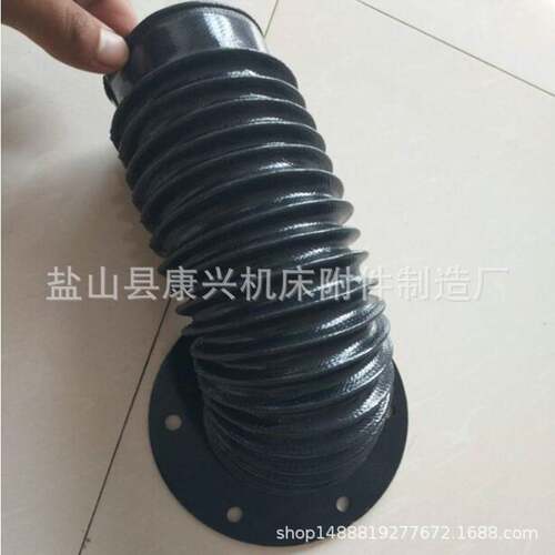 圆形伸缩式丝杠防尘罩液压油缸保护套机械机床丝杆防护罩厂家制作