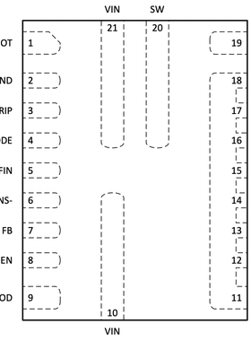TPS548A28 3V LDO 的 2.7V 至 16V、15A 同步降压转换器