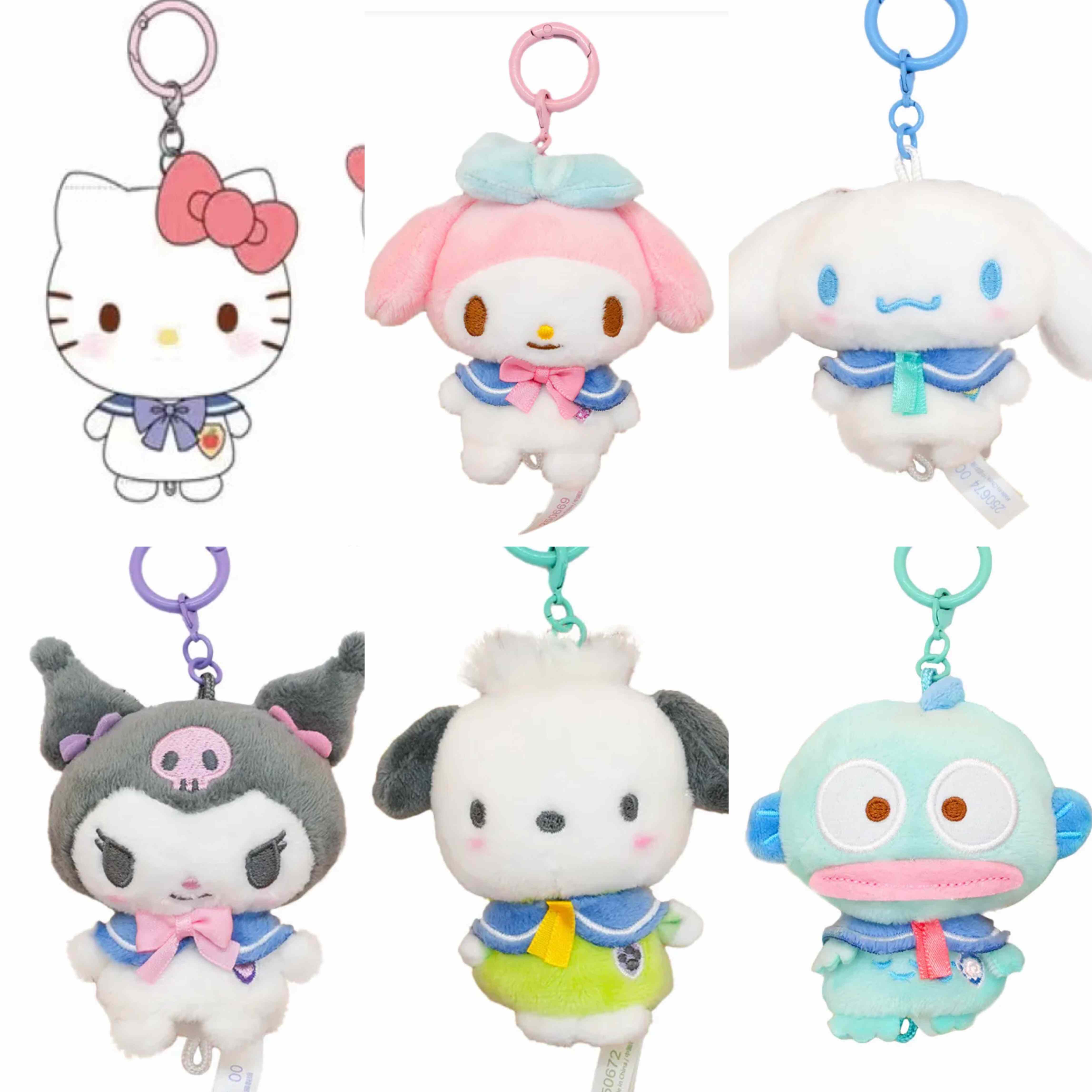 【提前到了部分，可先补】25.12月港版三丽鸥制服指偶挂件Kitty