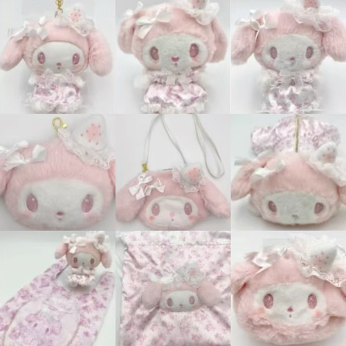 【补尾款&全款捡漏】25.10月港版三丽鸥白草莓美乐蒂毛绒挂件