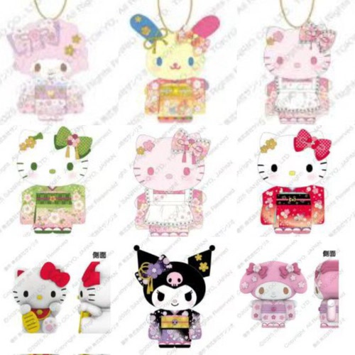 【定金预售】26.11月日本三丽鸥 樱花和服系列毛绒玩偶 挂件Kitty