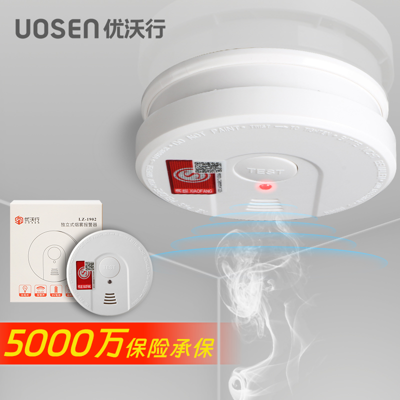 独立式厨房烟感烟雾报警器探测器