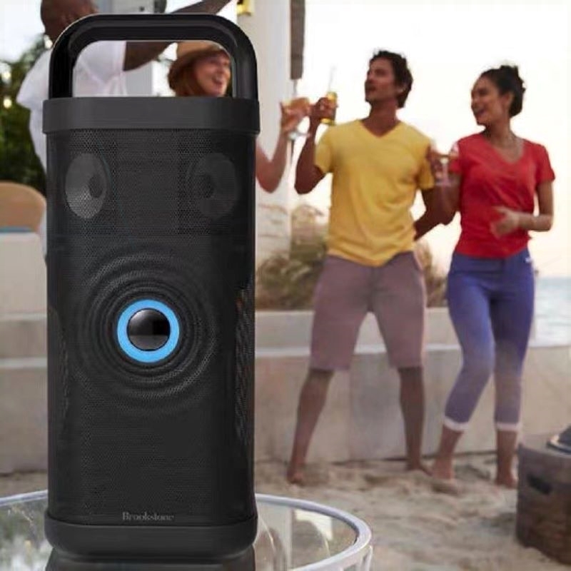 蓝牙音响美国Brookstone120W环绕低音户外立体声进口大功率无线重