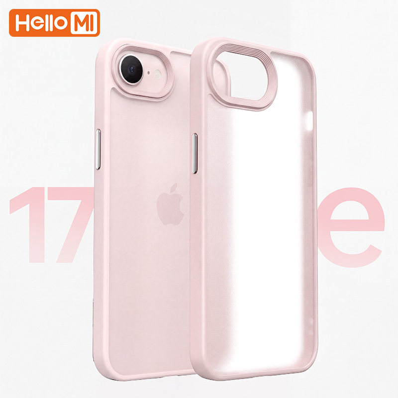hellomi适用iPhone17e手机壳苹果17 E保护套硅胶磨砂镜头全包磁吸Magsafe防摔16e外壳ip高级感超薄2026新款