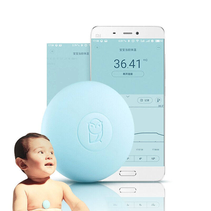 智能体温计蓝牙婴幼儿童发烧家用测量婴儿监测温度贴温度计经典款