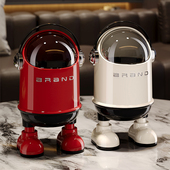 桌面垃圾桶高颜值精致家用客厅卧室办公室小号可爱垃圾收纳盒带盖