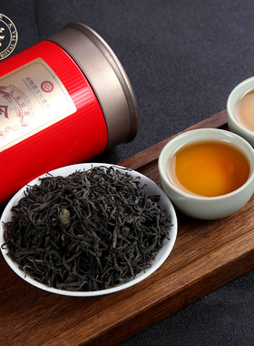 大宋官茶金花茶毛尖黑茶 茯茶 毛尖茯茶90g/罐