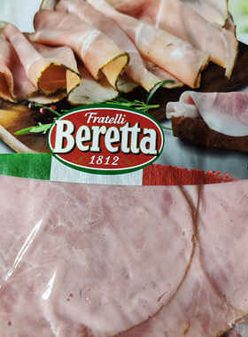 百瑞三明治烟熏火腿片200g即食皮萨汉堡沙拉食材Smoked Pork Ham