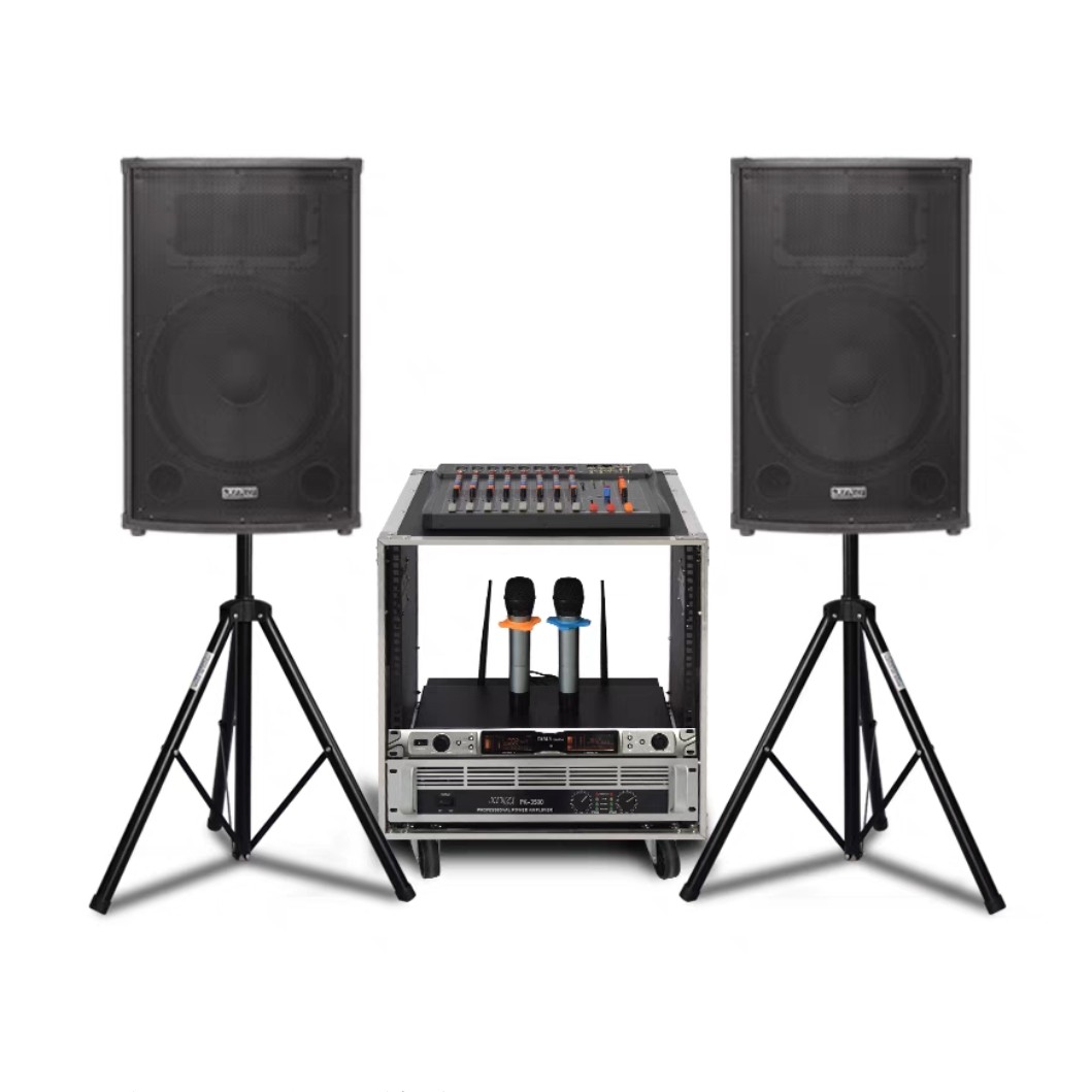 演出音响套装单15寸大功率家用K主持HiFi音箱歌户外广场舞台婚庆