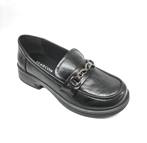 意尔康2025新款女鞋秋季乐福鞋女百搭休闲鞋豆豆鞋5562AB12167Y