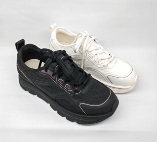 意尔康女鞋2026新款飞织软底防滑轻便休闲鞋时尚系带6481ZD48115U