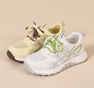 意尔康2026夏新款 系带6381ZD49461U 网面镂空透气软底防滑休闲时尚