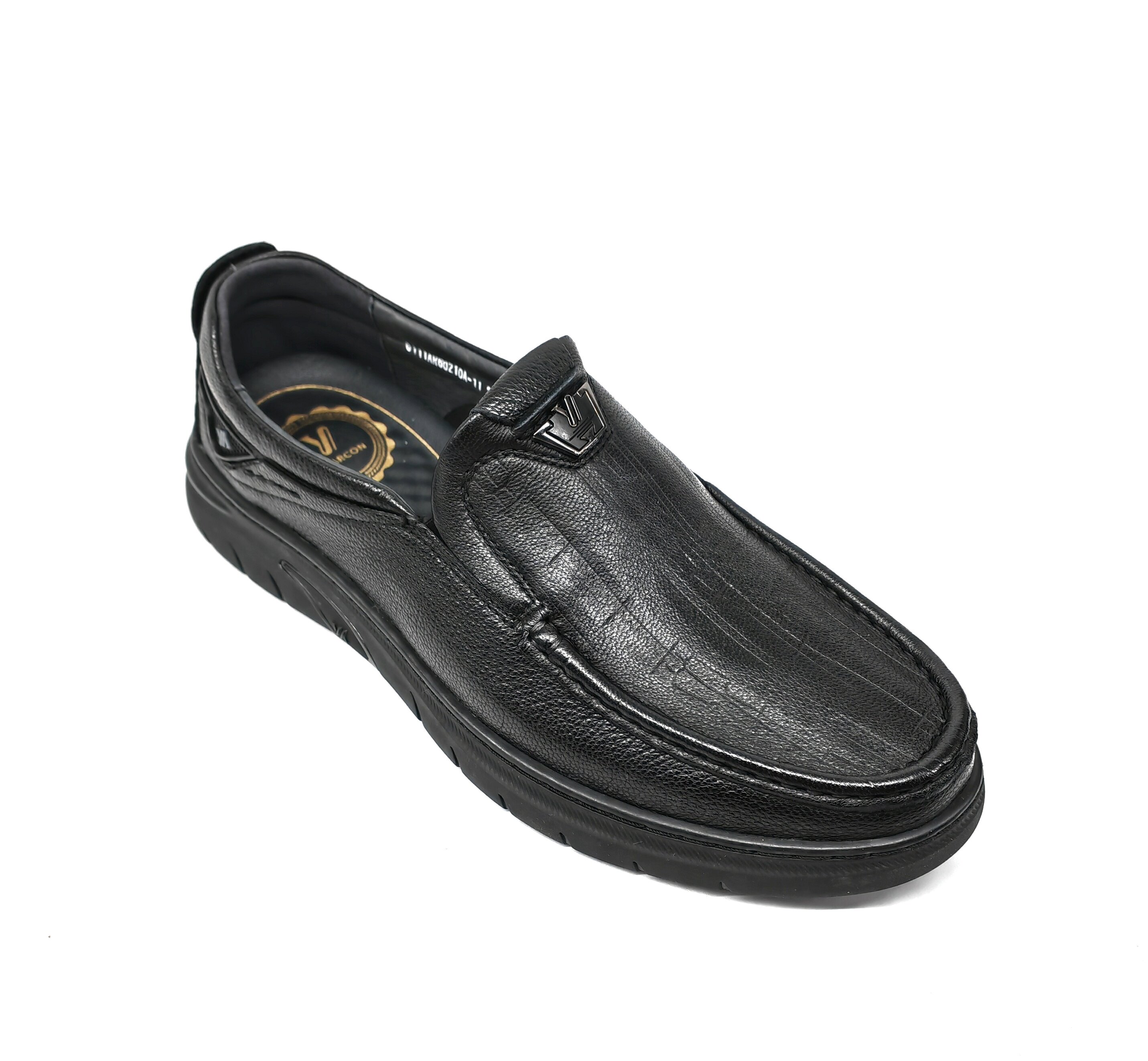 意尔康男鞋2026新款真皮软底防滑休闲皮鞋时尚一脚蹬6111AR60210A