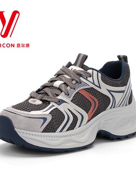 意尔康女鞋2025新款秋季网休闲鞋女户外老爹鞋运动鞋5582AD12640Y