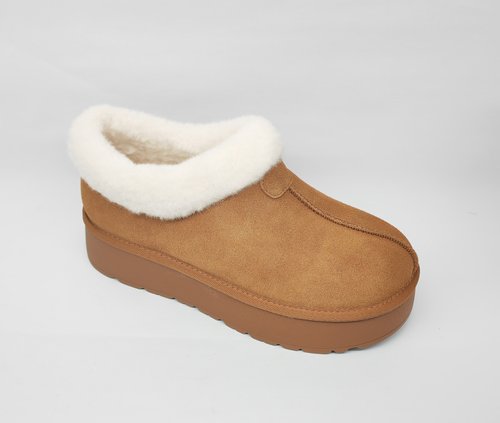 意尔康2025冬季新款女棉鞋加绒加厚保暖鞋厚底毛毛鞋5662AD136258