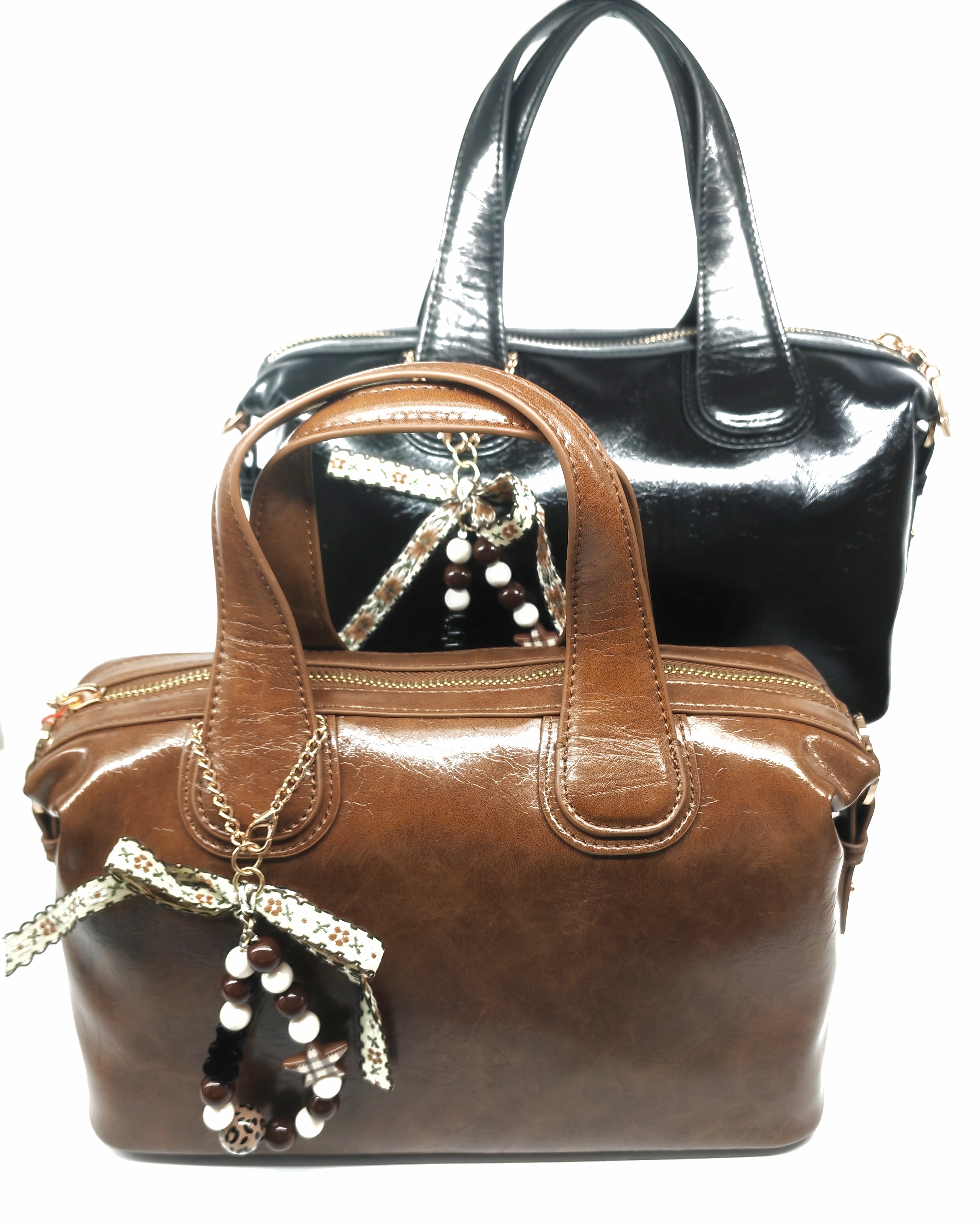 意尔康女包2025新款时尚百搭手提斜挎包高级感小方包57Y29565