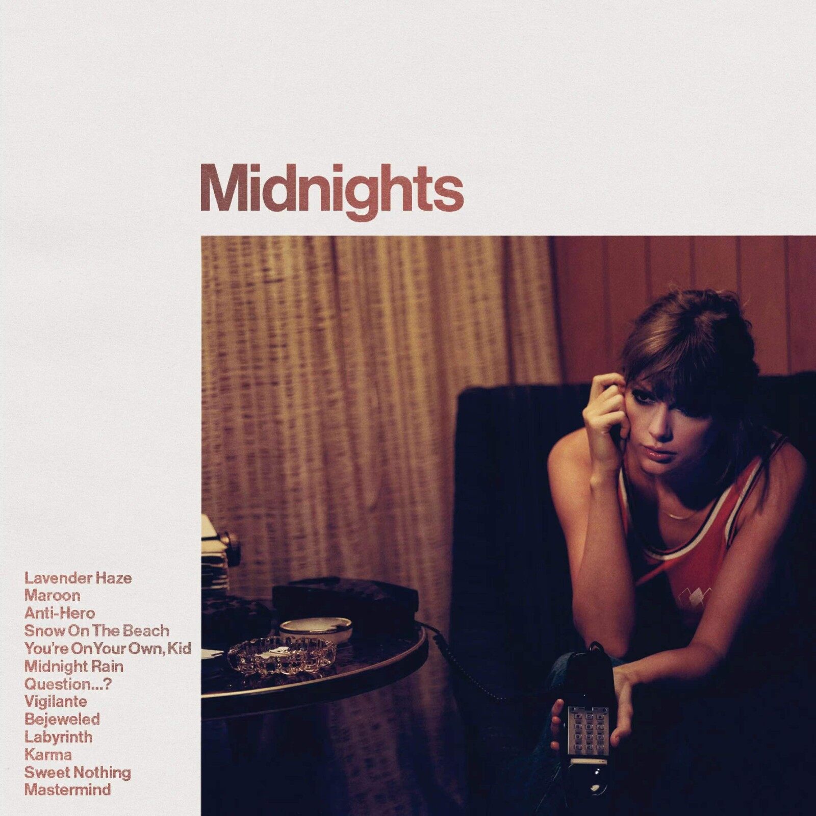 霉霉正版专辑 Midnights 午夜 TaylorSwift泰勒斯威夫特血月版cd