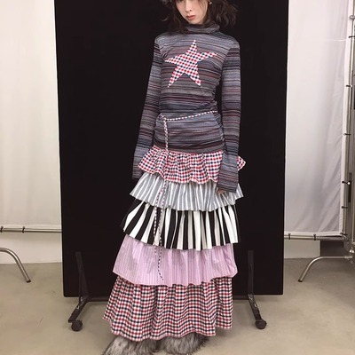 ttsunami半裙韩系原创蛋糕裙重工