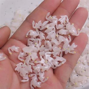 迷你创意变色你好紫外线光变烤鸭美甲感温紫外线变色饰品 新款