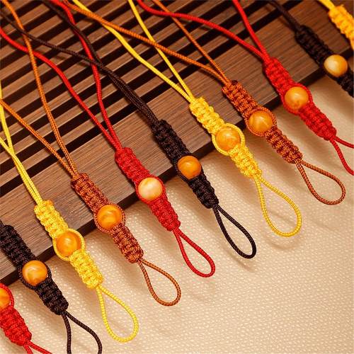 新茶壶绳子茶具配件手工编织防摔绳子紫砂壶绑壶绳茶道配件养壶绳