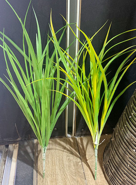 新品上市仿真芦苇草高枝长青草植物墙配材河葱草橱窗装饰草超逼真