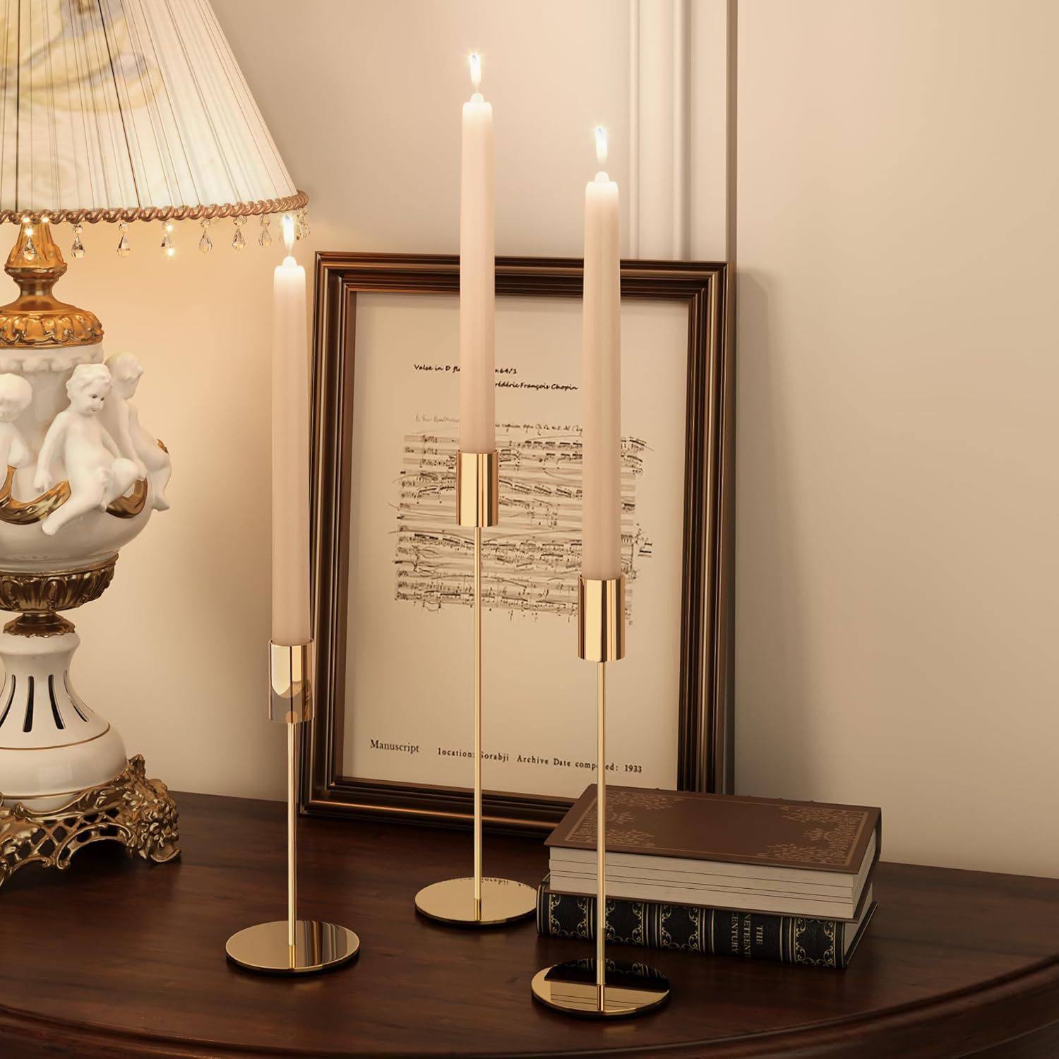 北欧风浪漫烛光晚餐铁艺金色烛台装饰摆件结婚仪式拍照道具氛围感,节庆用品/礼品,蜡烛,淘宝优惠券,粉丝福利购,淘宝优惠卷