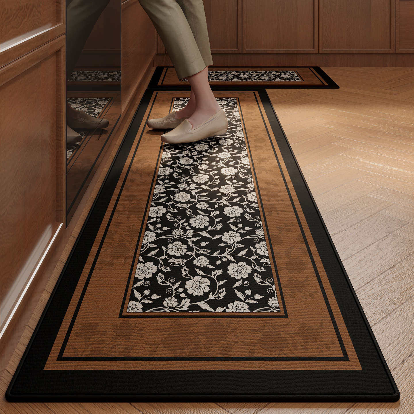 新款厨房专用地垫防滑防油专用吸水脚垫长条防水垫子耐脏耐磨地垫,居家布艺,厨房地垫,淘宝优惠券,粉丝福利购,淘宝优惠卷