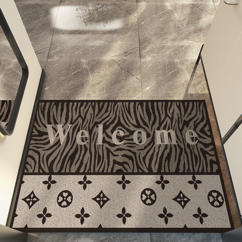 丝圈入户门地垫轻奢简约进门门口踩脚垫门厅防滑耐脏垫子玄关门垫,居家布艺,入户地垫,淘宝优惠券,粉丝福利购,淘宝优惠卷