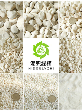 天然白石子鹅卵石汉白玉园艺盆栽石头铺面庭院工程造景鱼缸材料